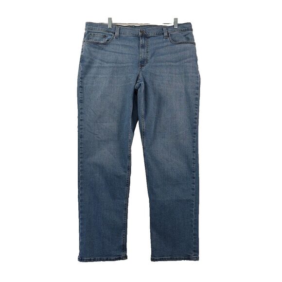 LL Bean 1912 Jeans BeanFlex Men's Size 40x32 Standard Fit  Blue Stretch - Picture 1 of 10